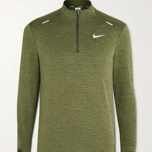 Nike Therma-FIT Women's Half Zip Top Green XS